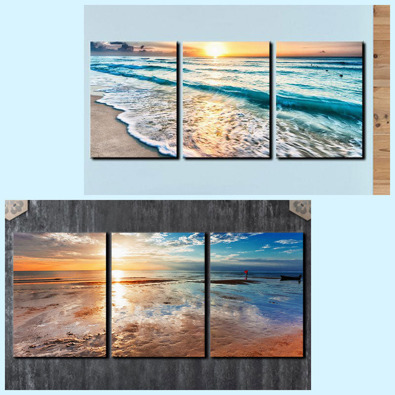 アートパネル キャンバスアート 海 絵画 3枚セット 30×40cm 海