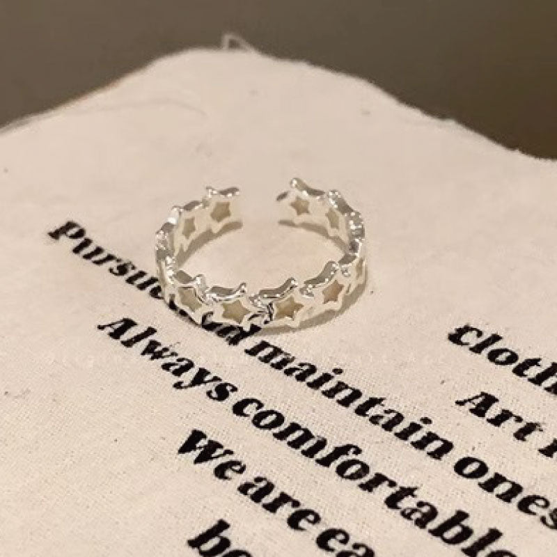 リング 指輪 光る スター 星 1個