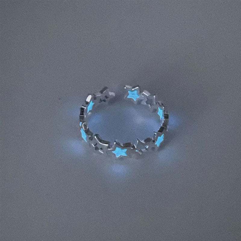 リング 指輪 光る スター 星 1個