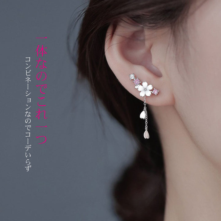 桜 ピアス 両耳 ペア シルバー925