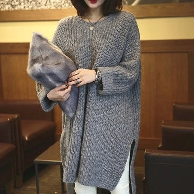 Knitwan Point Ladies Long Sleeve Rogges超过尺寸