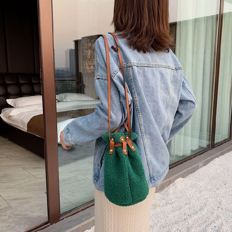 Boa Bag Lidies FarBa提袋肩部抽绳包肩