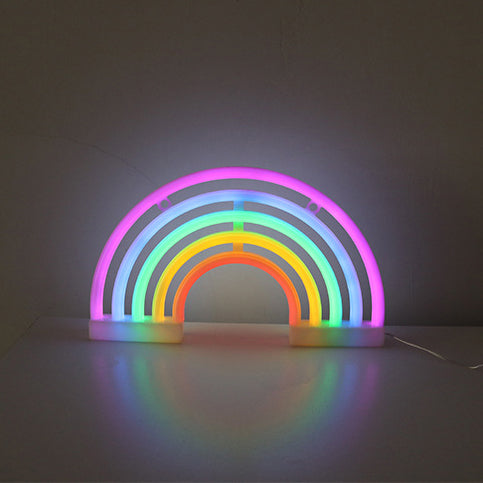 虹 LED ネオンサイン USB ライト ランプ