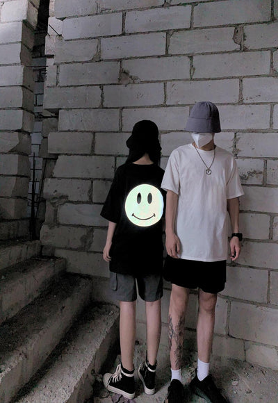 ビッグTシャツ レディース リフレクター ニコちゃん
