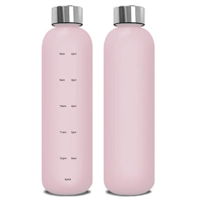 水筒 ウォーターボトル 1000ml 1L 時間メモリ付き