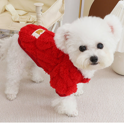犬服 ペット服 ドッグウェア ボア ファー かわいい 小型犬 猫服 フワモコ