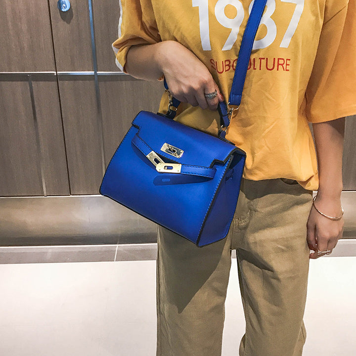 미니 가방 2way 숄더백 여성 통근 가방 잠금 장치