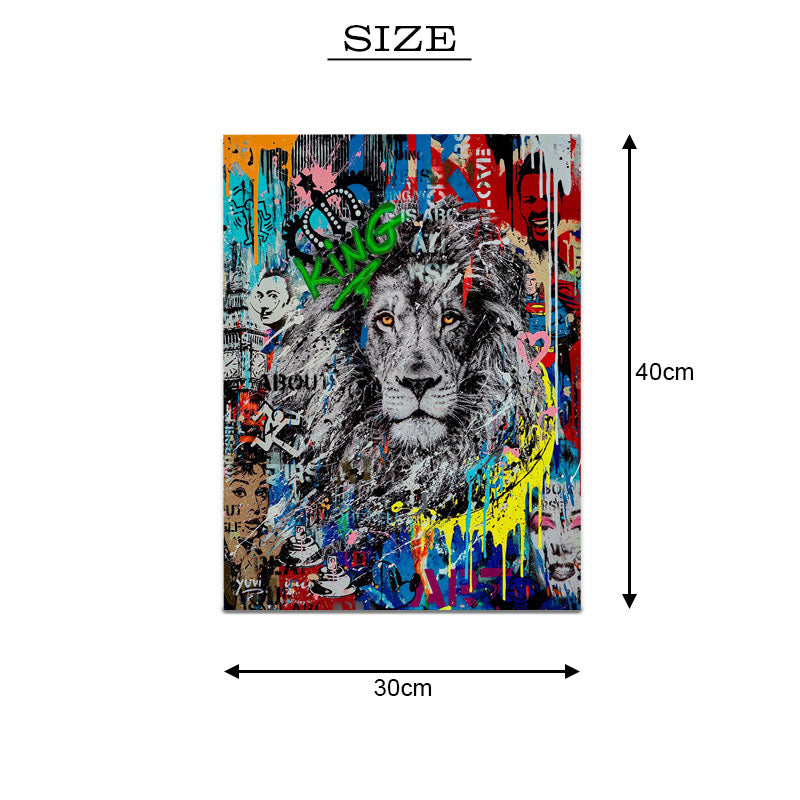 アートパネル キャンバスアート 30×40cm グラフィティ