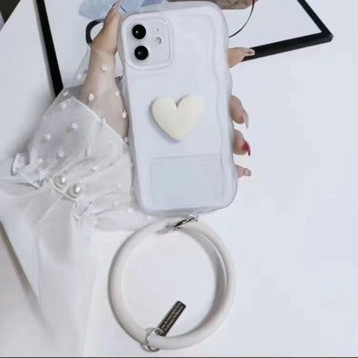 スマホケース ハート バングル ホルダー