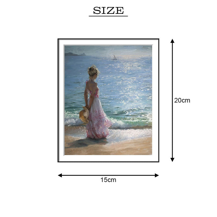 艺术面板帆布艺术迷你尺寸绘画15x20cm 1件